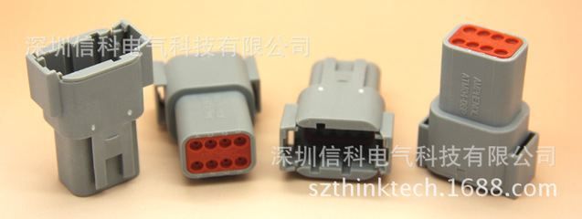 Amphenol安費諾連接器8芯插座ATM04-08PA 可靠替代德馳DTM04-8P，深圳信科電氣科技為您服務(wù)